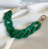 Bracelet LIV vert anglais - A.B. Paris